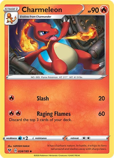 Charmeleon - 024/185 (Uncommon) [VIV-024-U]