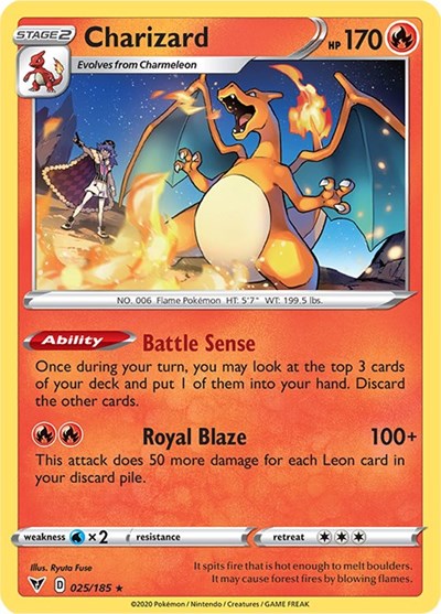 Charizard - 025/185 (Rare) [VIV-025-R]