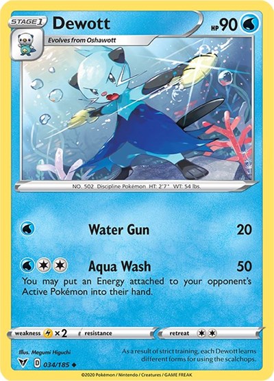 Dewott - 034/185 (Uncommon) [VIV-034-U]