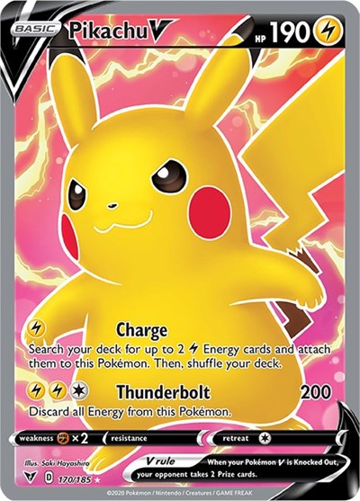 Pikachu V - 170/185 (Ultra Rare) [VIV-170-UR]