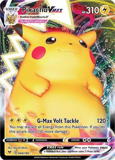 Pikachu VMAX - 044/185 (Ultra Rare) [VIV-044-UR]