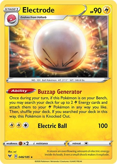 Electrode - 046/185 (Holo Rare) [VIV-046-HR]