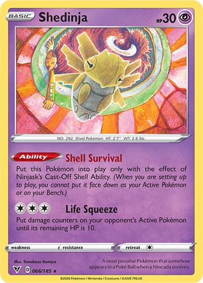 Shedinja - 066/185 (Rare) [VIV-066-R]