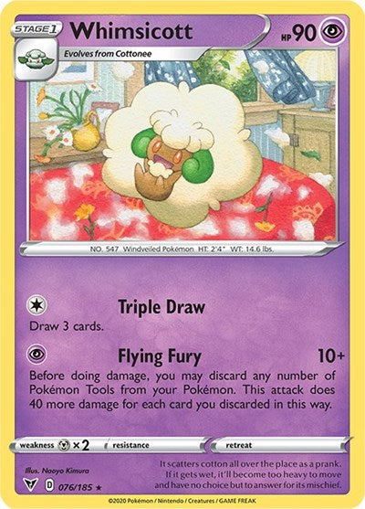 Whimsicott - 076/185 (Rare) [VIV-076-R]