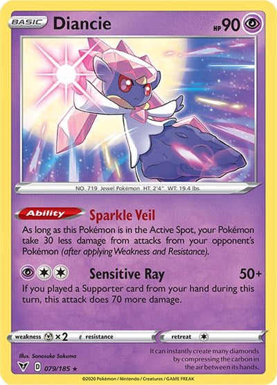 Diancie - 079/185 (Holo Rare) [VIV-079-HR]