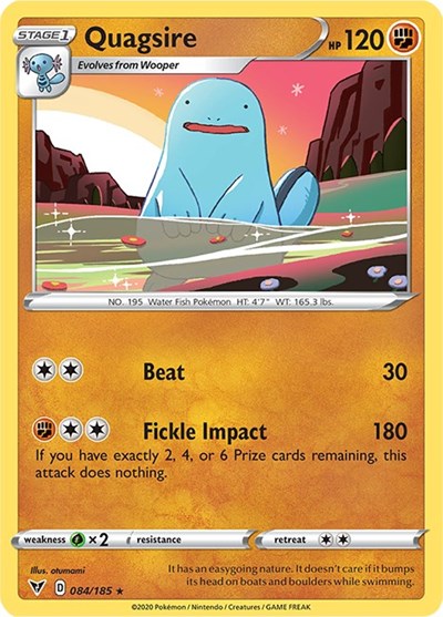 Quagsire - 084/185 (Rare) [VIV-084-R]