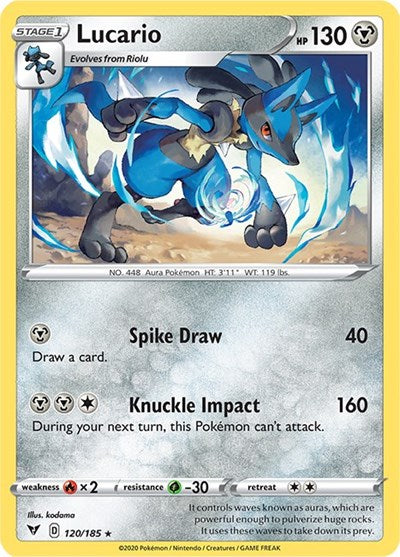 Lucario - 120/185 (Rare) [VIV-120-R]