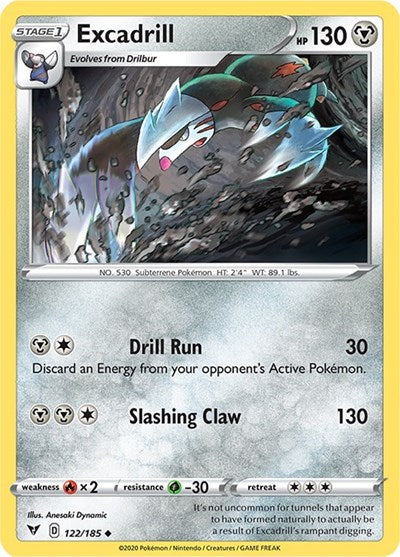 Excadrill - 122/185 (Uncommon) [VIV-122-U]