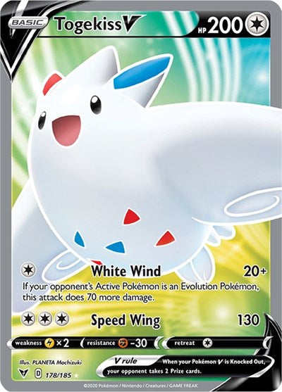 Togekiss V - 178/185 (Ultra Rare) [VIV-178-UR]