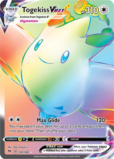 Togekiss VMAX - 191/185 (Secret Rare) [VIV-191-SR]