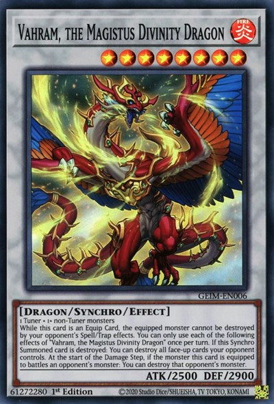 Vahram, the Magistus Divinity Dragon (Super Rare) [GEIM-EN006-SuR]