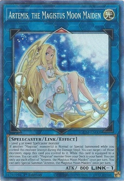 Artemis, the Magistus Moon Maiden (Collector's Rare) [GEIM-EN008-CR]