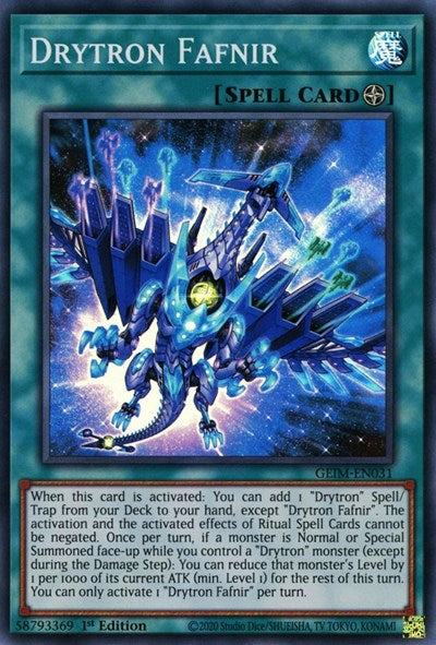 Drytron Fafnir (Super Rare) [GEIM-EN031-SuR]