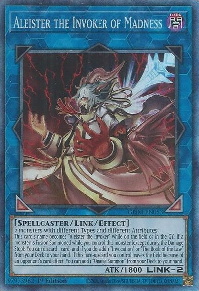 Aleister the Invoker of Madness (Collector's Rare) [GEIM-EN053-CR]