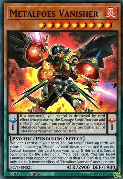 Metalfoes Vanisher (Super Rare) [BLVO-EN021-SuR]