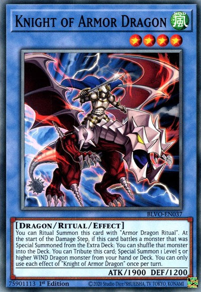 Knight of Armor Dragon (Common) [BLVO-EN037-C]