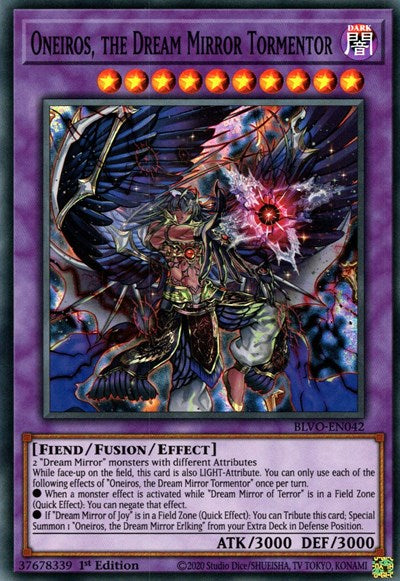 Oneiros, the Dream Mirror Tormentor (Super Rare) [BLVO-EN042-SuR]