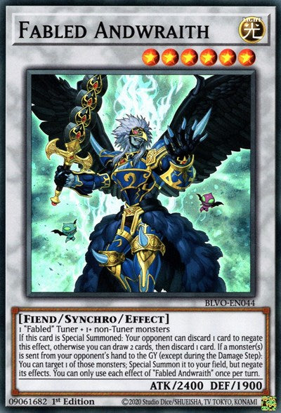 Fabled Andwraith (Super Rare) [BLVO-EN044-SuR]