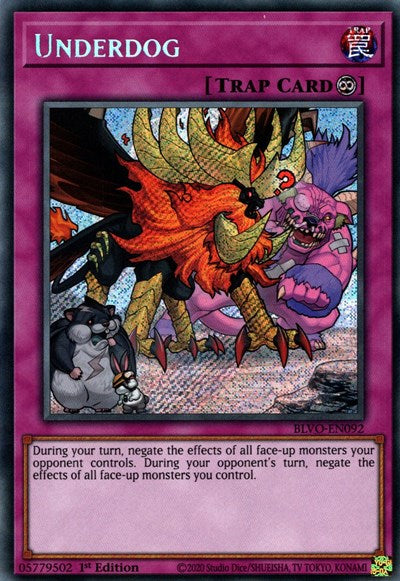 Underdog (Secret Rare) [BLVO-EN092-SeR]