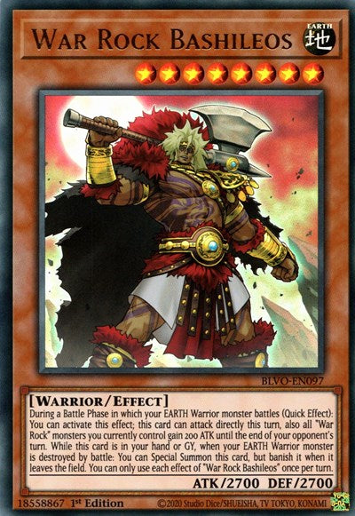 War Rock Bashileos (Ultra Rare) [BLVO-EN097-UR]