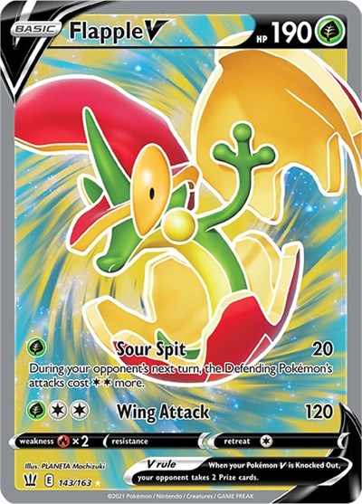 Flapple V - 143/163 (Ultra Rare) [BST-143-UR]