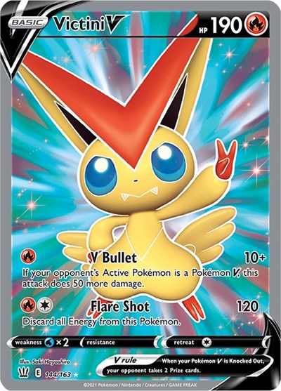 Victini V - 144/163 (Ultra Rare) [BST-144-UR]