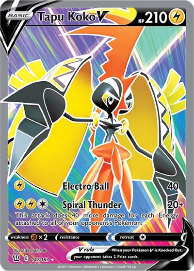 Tapu Koko V - 147/163 (Ultra Rare) [BST-147-UR]