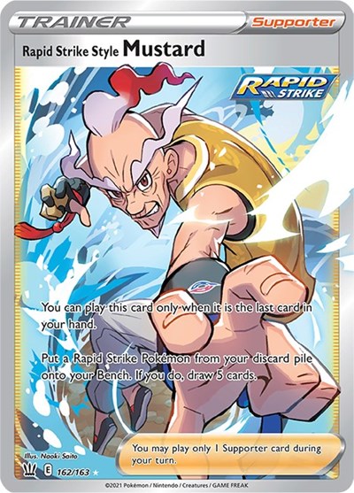 Rapid Strike Style Mustard - 162/163 (Ultra Rare) [BST-162-UR]