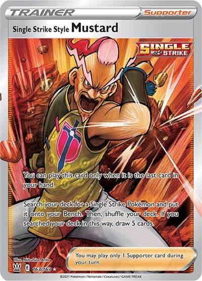 Single Strike Style Mustard - 163/163 (Ultra Rare) [BST-163-UR]