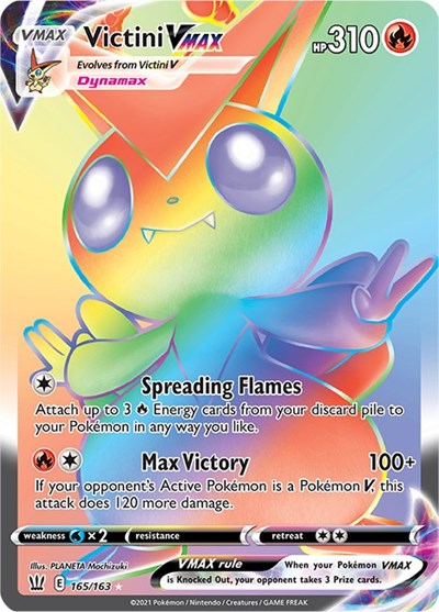 Victini VMAX - 165/163 (Secret Rare) [BST-165-SR]