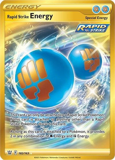 Rapid Strike Energy - 182/163 (Secret Rare) [BST-182-SR]