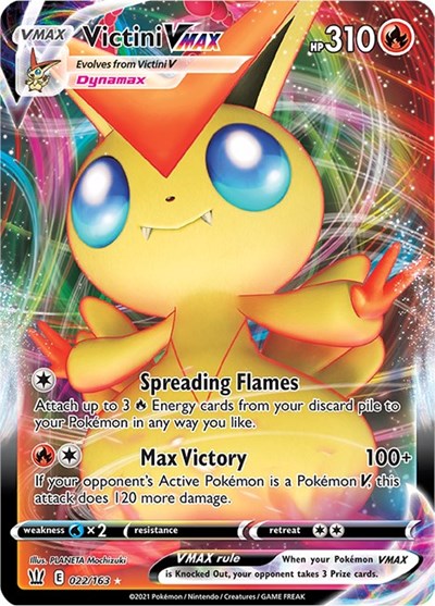 Victini VMAX - 022/163 (Ultra Rare) [BST-022-UR]