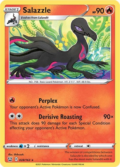 Salazzle - 028/163 (Rare) [BST-028-R]