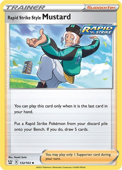 Rapid Strike Style Mustard - 132/163 (Uncommon) [BST-132-U]