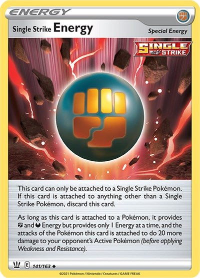 Single Strike Energy - 141/163 (Uncommon) [BST-141-U]