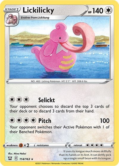 Lickilicky - 114/163 (Rare) [BST-114-R]