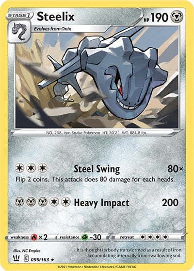 Steelix - 099/163 (Holo Rare) [BST-099-HR]