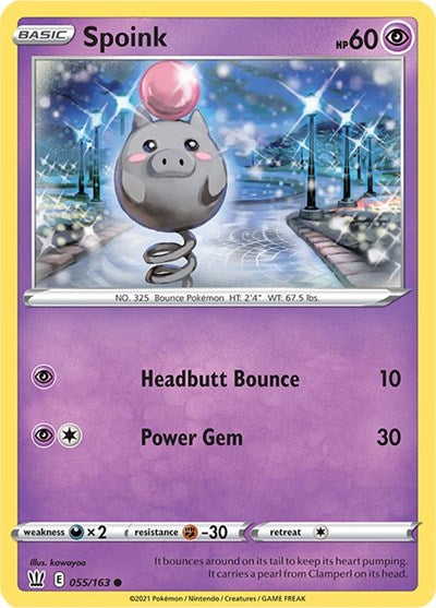 Spoink - 055/163 (Common) [BST-055-C]