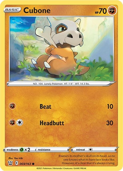 Cubone - 069/163 (Common) [BST-069-C]