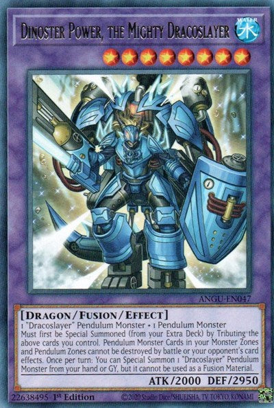 Dinoster Power, the Mighty Dracoslayer (Rare) [ANGU-EN047-R]