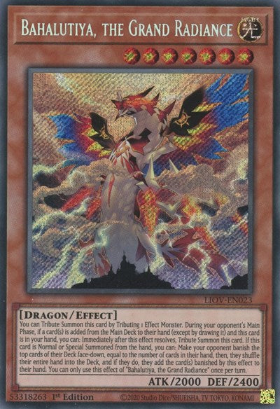 Bahalutiya, the Grand Radiance (Secret Rare) [LIOV-EN023-SeR]