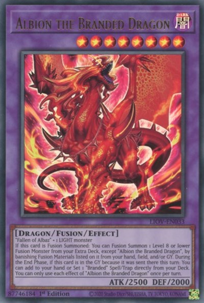 Albion the Branded Dragon (Ultra Rare) [LIOV-EN033-UR]