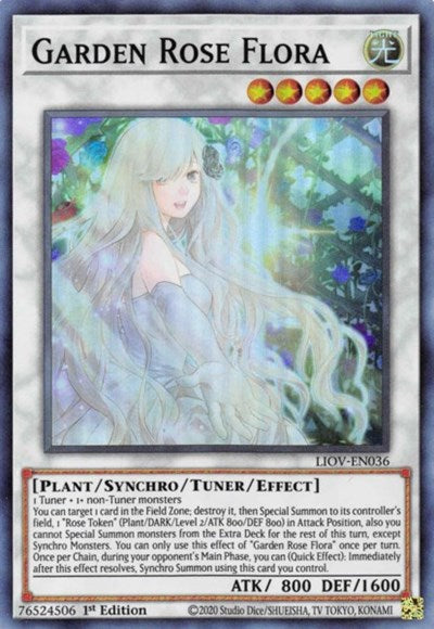 Garden Rose Flora (Super Rare) [LIOV-EN036-SuR]