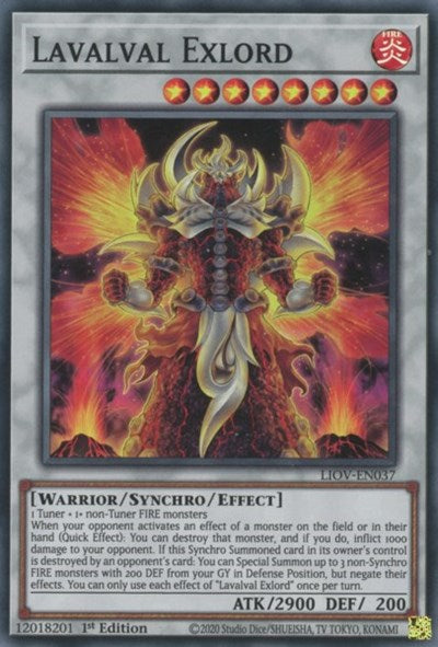 Lavalval Exlord (Super Rare) [LIOV-EN037-SuR]