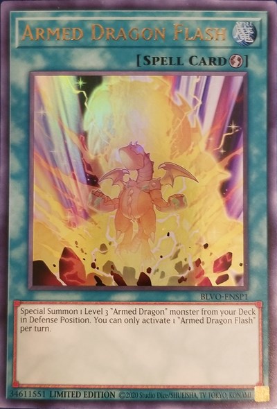 Armed Dragon Flash (Ultra Rare) [BLVO-ENSP1-UR]