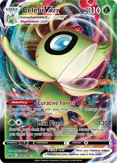 Celebi VMAX - 008/198 (Ultra Rare) [CRE-008-UR]