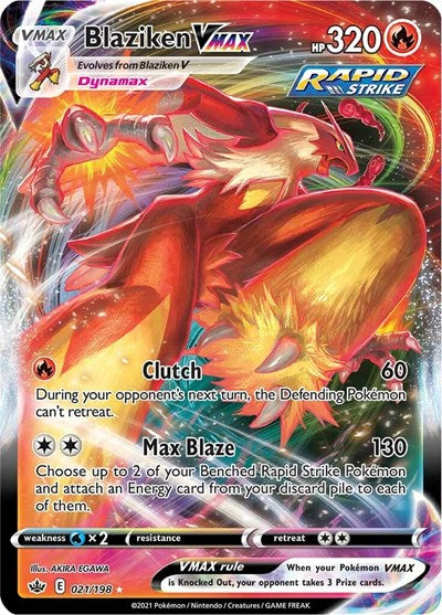 Blaziken VMAX - 021/198 (Ultra Rare) [CRE-021-UR]