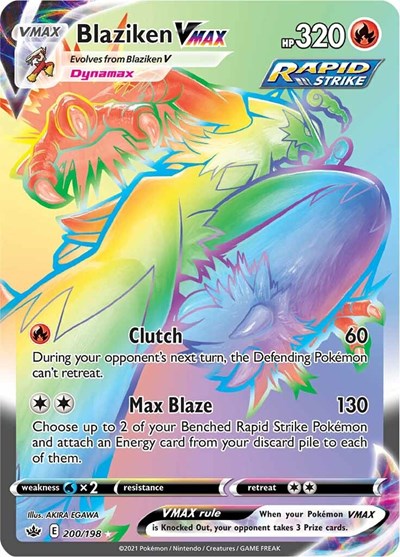 Blaziken VMAX - 200/198 (Secret Rare) [CRE-200-SR]