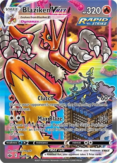 Blaziken VMAX - 201/198 (Secret Rare) [CRE-201-SR]