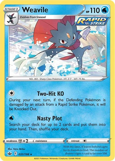 Weavile - 031/198 (Holo Rare) [CRE-031-HR]